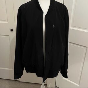 Banana Republic Women's Black Bomber Jacket - Br Standard